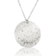 Load image into Gallery viewer, Custom Star Map Sterling Silver Necklace Large Size
